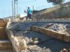 VISITA A LAS OBRAS DE ADECUACIÓN DE LAS ESCALERAS ASÍ COMO LA RAMPA QUE COMUNICA LA ZONA DEL CASCO URBANO CON LA COLONIA DE VIVIENDAS UNIFAMILIARES Y EL POLIDEPORTIVO. 