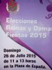 ELECCIONES REINAS Y DAMAS FIESTAS 2015